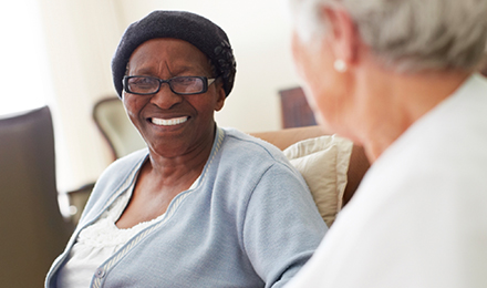 two elderly woman